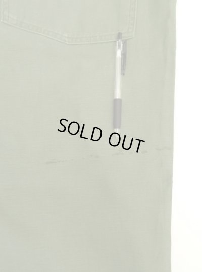 画像8: 60'S アメリカ軍 US ARMY "OG107" 初期モデル コットンサテン 平ボタン ベイカーパンツ W34L33 (VINTAGE)