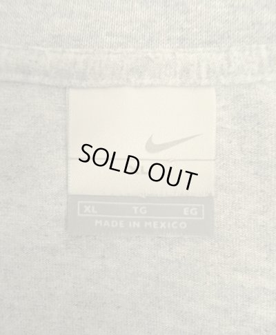 画像2: 00'S NIKE 銀タグ SWOOSHセンターロゴ刺繍 長袖 Tシャツ グレー (VINTAGE)