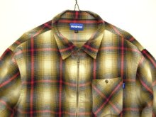 他の写真1: ANDREW フルジップ 長袖 シャツ オンブレチェック (USED)