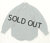 90'S GAP 旧タグ ツイル 長袖 ウエスタンシャツ ダークグリーン (VINTAGE)
