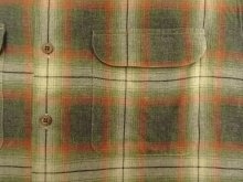 他の写真2: 90'S J.CREW 旧タグ レーヨン 長袖 オープンカラーシャツ オンブレチェック (VINTAGE)
