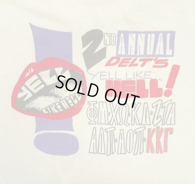 画像5: 90'S YELL LIKE HELL シングルステッチ 両面プリント 半袖 Tシャツ ホワイト USA製 (VINTAGE)