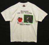 90'S THAT'S WHY! シングルステッチ 半袖 Tシャツ ホワイト USA製 (VINTAGE)