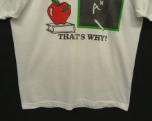 他の写真3: 90'S THAT'S WHY! シングルステッチ 半袖 Tシャツ ホワイト USA製 (VINTAGE)