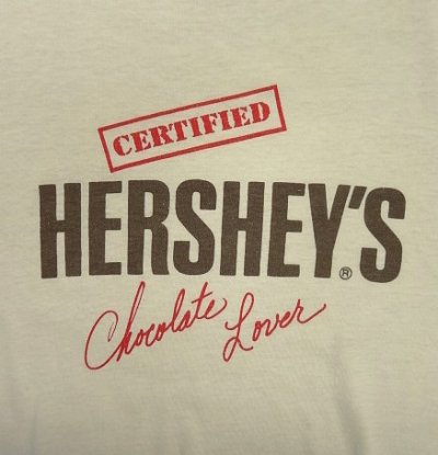 画像3: 80'S HERSHEY'S シングルステッチ 半袖 Tシャツ ホワイト USA製 (VINTAGE)