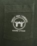 画像3: 90'S ZAIRE-AFRIQUE シングルステッチ 両面プリント ポケット付き 半袖 Tシャツ ブラック USA製 (VINTAGE) (3)