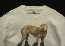 他の写真1: 90'S WILLIAM WEGMAN "ROLLER ROVER" FOTOFOLIO製 シングルステッチ 半袖 Tシャツ ホワイト USA製 (VINTAGE)