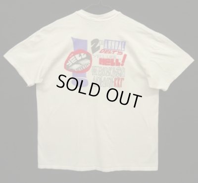 画像4: 90'S YELL LIKE HELL シングルステッチ 両面プリント 半袖 Tシャツ ホワイト USA製 (VINTAGE)