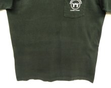 他の写真3: 90'S ZAIRE-AFRIQUE シングルステッチ 両面プリント ポケット付き 半袖 Tシャツ ブラック USA製 (VINTAGE)