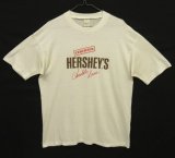 80'S HERSHEY'S シングルステッチ 半袖 Tシャツ ホワイト USA製 (VINTAGE)