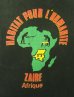 画像5: 90'S ZAIRE-AFRIQUE シングルステッチ 両面プリント ポケット付き 半袖 Tシャツ ブラック USA製 (VINTAGE) (5)