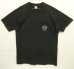 画像1: 90'S ZAIRE-AFRIQUE シングルステッチ 両面プリント ポケット付き 半袖 Tシャツ ブラック USA製 (VINTAGE) (1)