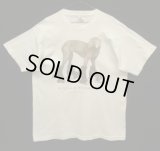 90'S WILLIAM WEGMAN "ROLLER ROVER" FOTOFOLIO製 シングルステッチ 半袖 Tシャツ ホワイト USA製 (VINTAGE)