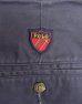 画像5: 90'S RALPH LAUREN アジャスター付き ツープリーツ チノパンツ ネイビー USA製 (VINTAGE) (5)