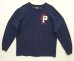 画像1: 90'S RALPH LAUREN "P-WINGFOOT" 長袖 Tシャツ ネイビー (VINTAGE) (1)