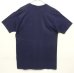 画像4: 90'S RALPH LAUREN シングルステッチ 耳付きポケット 半袖 Tシャツ ネイビー USA製 (VINTAGE) (4)