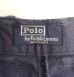 画像2: 90'S RALPH LAUREN アジャスター付き ツープリーツ チノパンツ ネイビー USA製 (VINTAGE) (2)