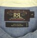 画像2: 90'S RRL 初期 三ツ星タグ シャンブレー マチ付き バンドカラーシャツ ブルー (VINTAGE) (2)