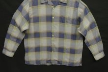 他の写真3: 00'S RRL 白タグ マドラスチェック 長袖 オープンカラーシャツ (VINTAGE)