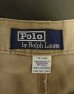 画像2: 90'S RALPH LAUREN "ボックスロゴ" ツープリーツ チノパンツ タン (VINTAGE) (2)