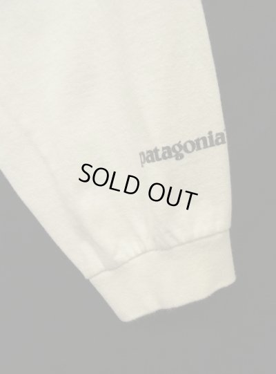 画像6: 90'S PATAGONIA "BENEFICIAL T'S" バックプリント 長袖 Tシャツ ホワイト USA製 (VINTAGE)