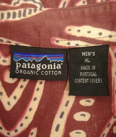 画像2: 90'S PATAGONIA コットン 半袖シャツ 総柄 (VINTAGE)