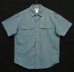 画像1: 90'S LL Bean シルク100% 半袖 シャツ ダークブルー (VINTAGE) (1)