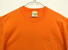 他の写真1: 90'S LL Bean x RUSSELL ATHLETIC ポケット付き 半袖 Tシャツ オレンジ USA製 (VINTAGE)