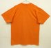 画像4: 90'S LL Bean x RUSSELL ATHLETIC ポケット付き 半袖 Tシャツ オレンジ USA製 (VINTAGE) (4)