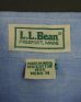 画像2: 80'S LL Bean インド綿 長袖 シャツ ブルー インド製 (VINTAGE) (2)