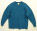 画像1: 90'S LL Bean x RUSSELL ATHLETIC ポケット付き 長袖 Tシャツ ブルー USA製 (VINTAGE) (1)