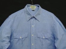 他の写真1: 80'S LL Bean インド綿 長袖 シャツ ブルー インド製 (VINTAGE)