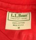 画像2: 80'S LL Bean "筆記体ロゴ" シングルステッチ 半袖 Tシャツ レッド USA製 (VINTAGE) (2)