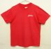 画像1: 80'S LL Bean "筆記体ロゴ" シングルステッチ 半袖 Tシャツ レッド USA製 (VINTAGE) (1)
