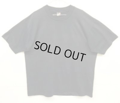 画像1: 90'S FRUIT OF THE LOOM シングルステッチ 半袖 Tシャツ ブラック USA製 (VINTAGE)