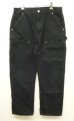 画像1: CARHARTT ダブルニー ダック ペインターパンツ ブラック W33L30 USA製 (VINTAGE) (1)
