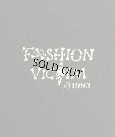 画像6: 90'S FASHION VICTIM "YIN & YANG" 袖＆両面プリント 長袖 Tシャツ ブラック USA製 (VINTAGE)