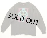 90'S FASHION VICTIM "COURTNEY DAVIS" 長袖 Tシャツ フェードブラック USA製 (VINTAGE)