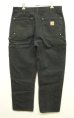 画像3: CARHARTT ダブルニー ダック ペインターパンツ ブラック W34L30 メキシコ製 (VINTAGE) (3)