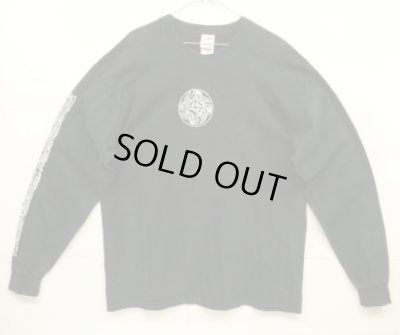 画像1: 90'S FASHION VICTIM "CELTIC" 袖＆両面プリント 長袖 Tシャツ ブラック USA製 (VINTAGE)