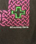 画像4: 90'S FASHION VICTIM "COURTNEY DAVIS" 長袖 Tシャツ フェードブラック USA製 (VINTAGE) (4)