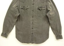 他の写真3: 90'S RALPH LAUREN "WESTERN" デニム 長袖 ウエスタンシャツ ブラック (VINTAGE)