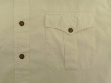他の写真2: 90'S RALPH LAUREN シルク/コットン 長袖 シャツ オフホワイト (VINTAGE)