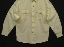 他の写真3: 90'S RALPH LAUREN シルク/コットン 長袖 シャツ オフホワイト (VINTAGE)