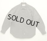 80'S RALPH LAUREN "白タグ" ブラックシャンブレー ウエスタンシャツ ストライプ (VINTAGE)