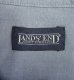 画像2: 90'S LANDS' END コットン100% シャンブレー 長袖 BDシャツ ブルー USA製 (VINTAGE) (2)