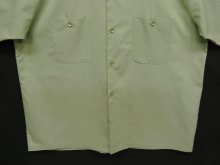 他の写真3: 70'S BIG MAC コットン/ポリ 半袖 オープンカラーシャツ ライトグリーン (VINTAGE)