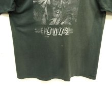 他の写真3: 90'S ELVIS PRESLEY シングルステッチ 半袖 Tシャツ フェードブラック (VINTAGE)
