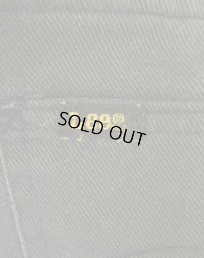 画像7: 70'S Lee 200 ツイル ブーツカット 42TALONジップ ブラック USA製 (VINTAGE)