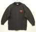 画像1: 90'S HARLEY DAVIDSON 両面ロゴ刺繍 モックネック 長袖 Tシャツ ブラック (VINTAGE) (1)